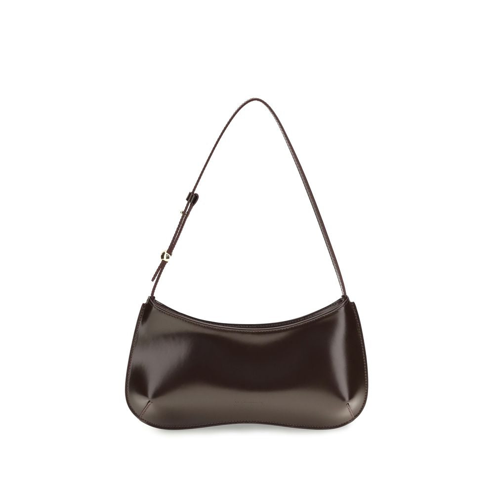 Sac bandoulière Jacquemus Bos Taurus en cuir de veau marron