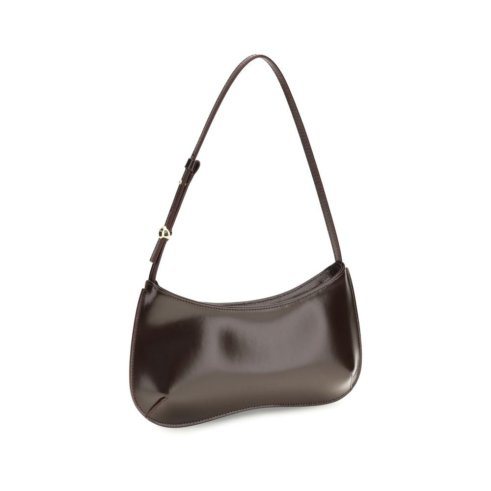 Sac bandoulière Jacquemus Bos Taurus en cuir de veau marron