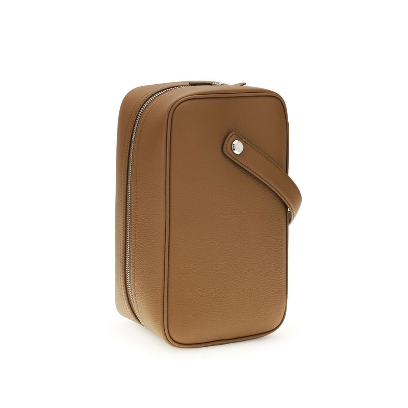 Sac à main Dolce & Gabbana en cuir de veau marron Bos Taurus