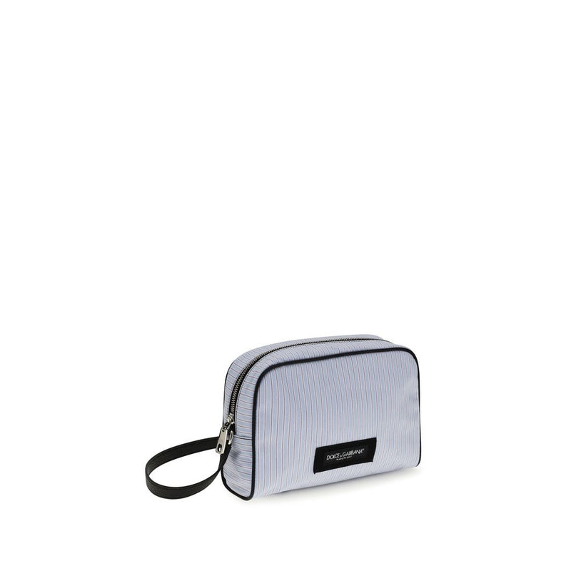 Sac à main en coton bleu Dolce & Gabbana