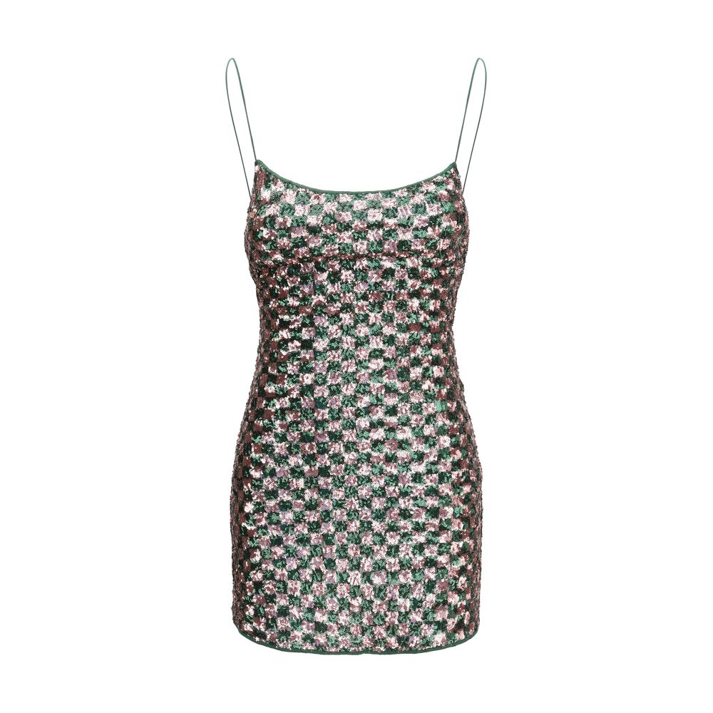 Robe de cocktail Oséree multicolore en polyester