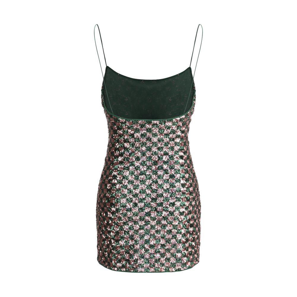Robe de cocktail Oséree multicolore en polyester