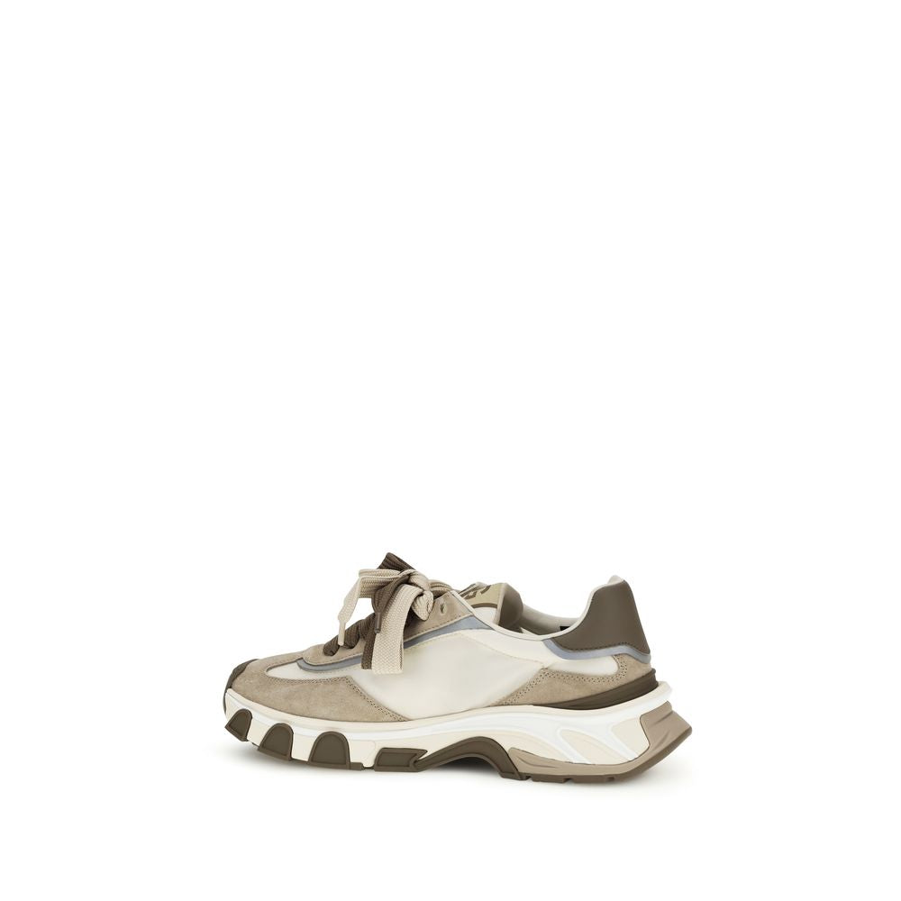 Dolce & Gabbana Multicolor Calf Leather Bos Taurus Sneakers