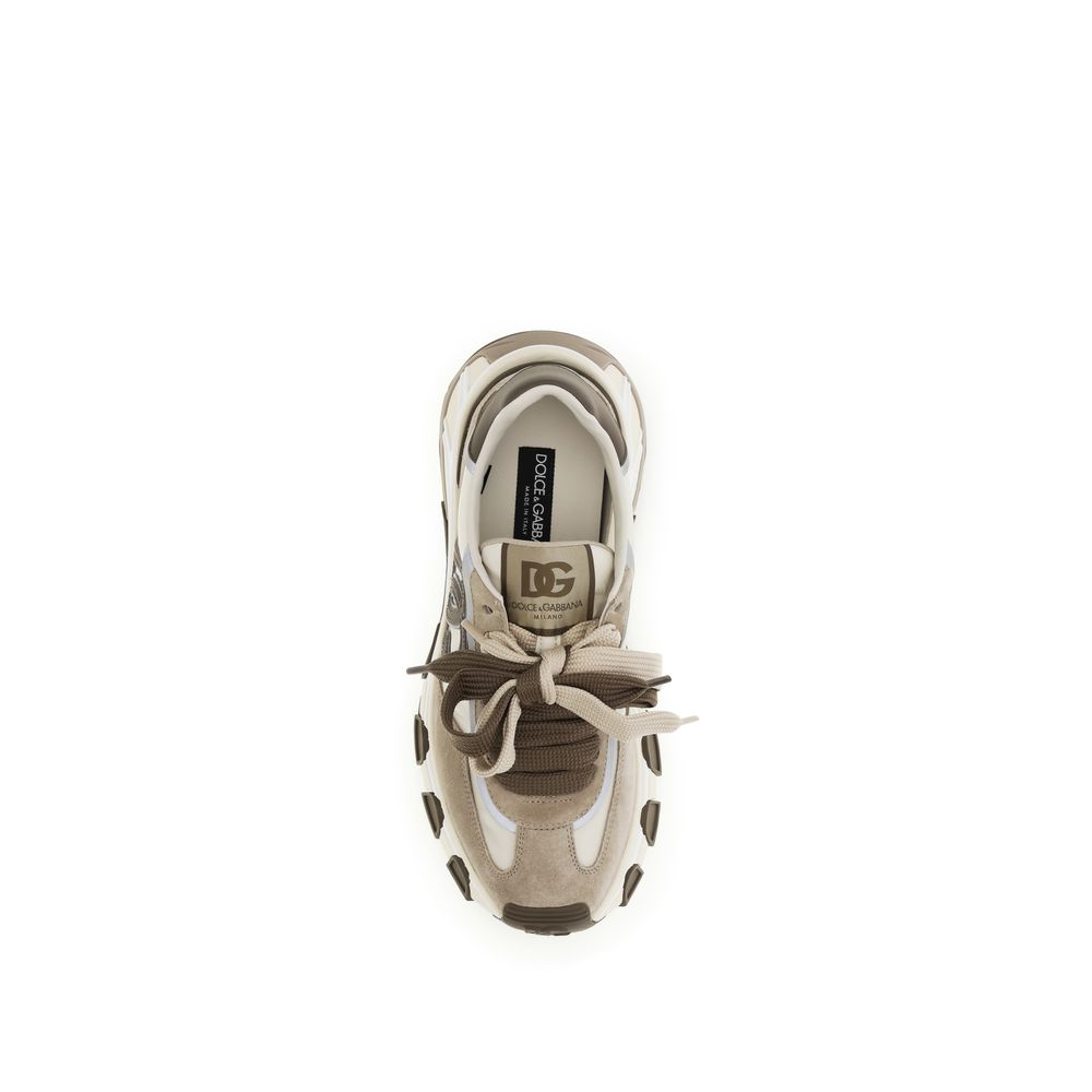 Dolce & Gabbana Multicolor Calf Leather Bos Taurus Sneakers