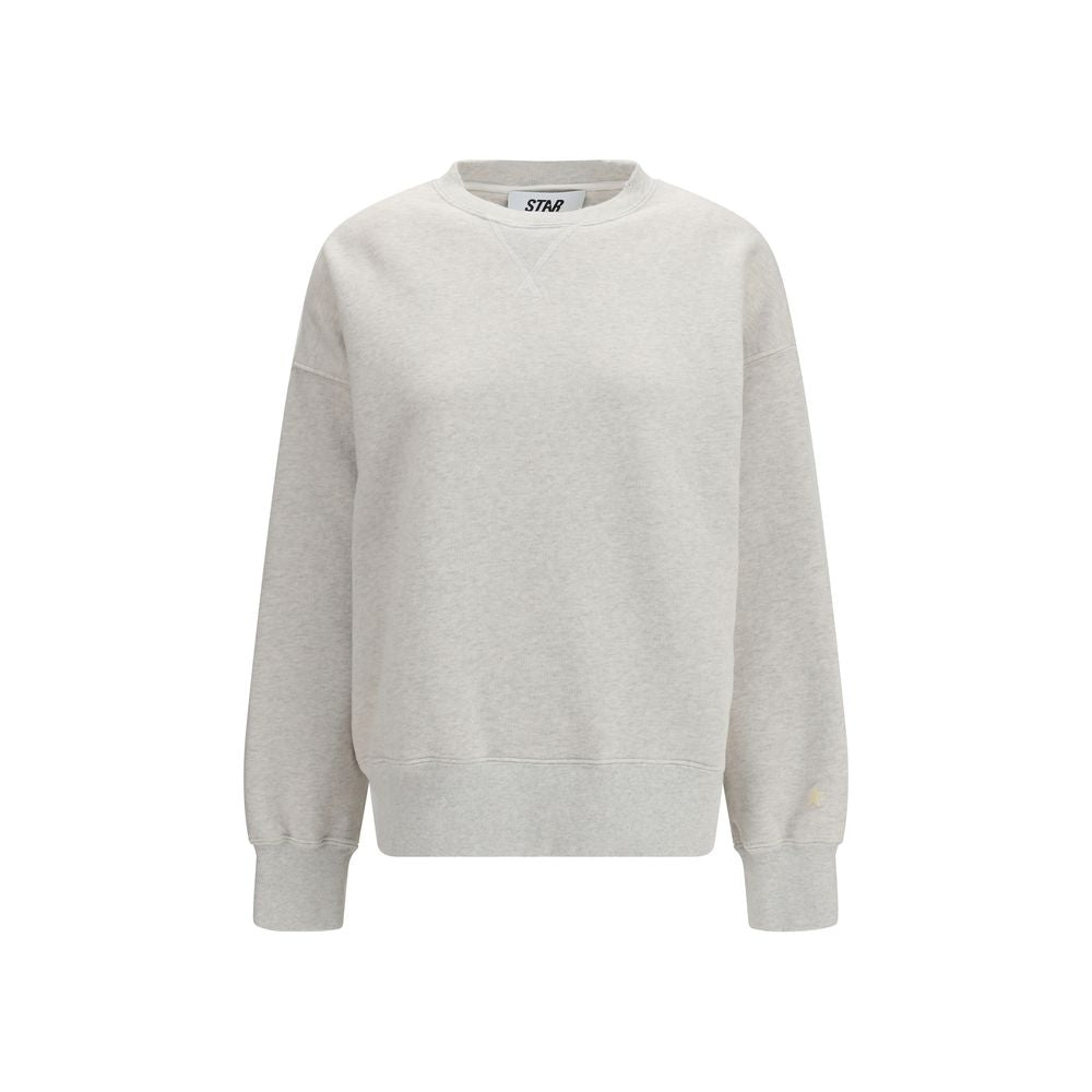 Golden Goose Star Gray Cotton Sweatshirt for Women