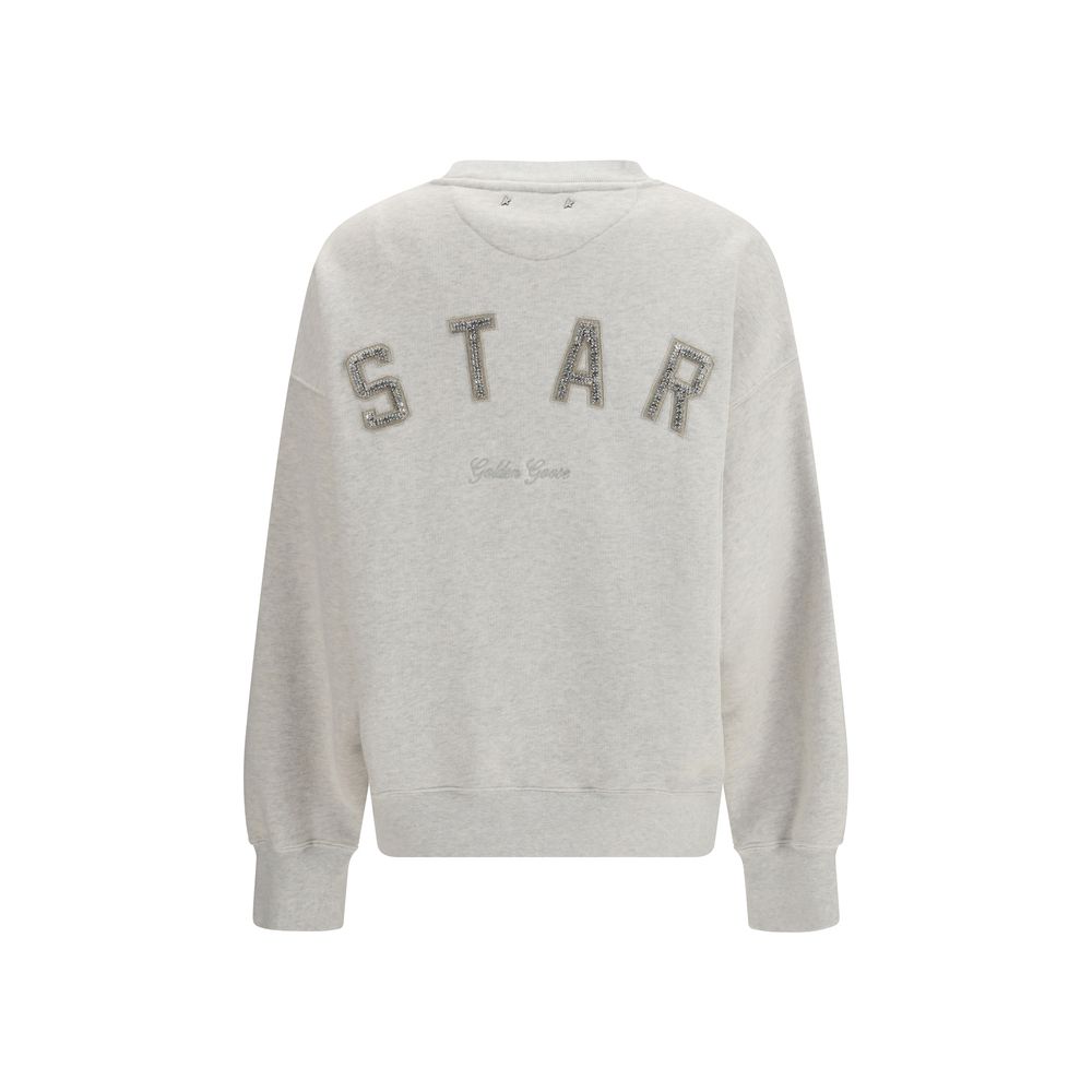 Golden Goose Star Gray Cotton Sweatshirt for Women