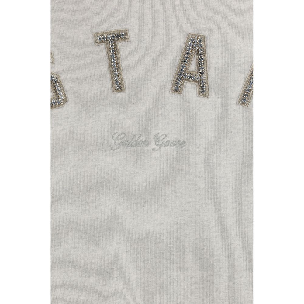Golden Goose Star Gray Cotton Sweatshirt for Women