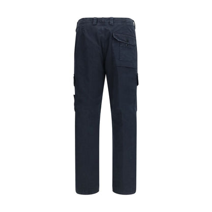 Stone Island Blauwe Katoenen Cargobroek