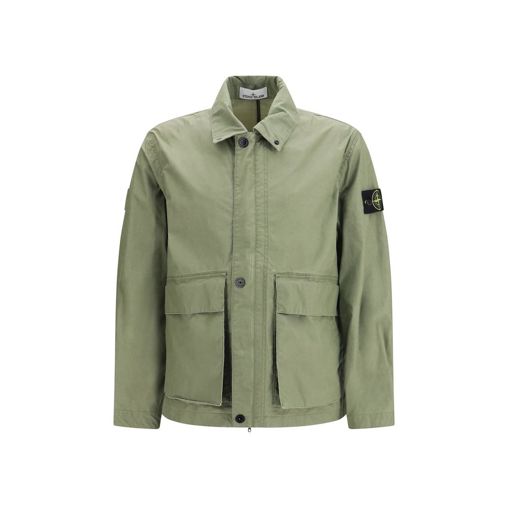 Stone Island Tweekleurige Polyester Jas