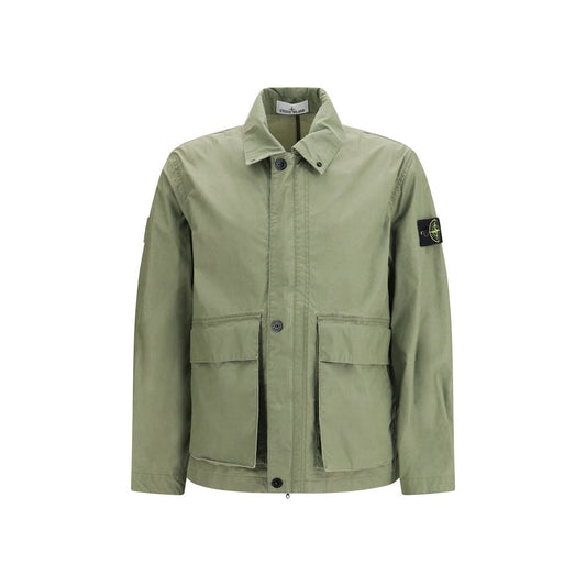 Stone Island Tweekleurige Polyester Jas