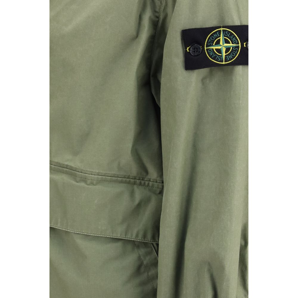 Stone Island Tweekleurige Polyester Jas