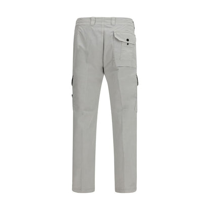Stone Island Grijze Katoenen Cargobroek
