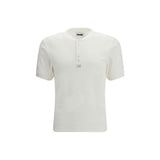 Magliano Nudo Small Serafino White Cotton T-Shirt