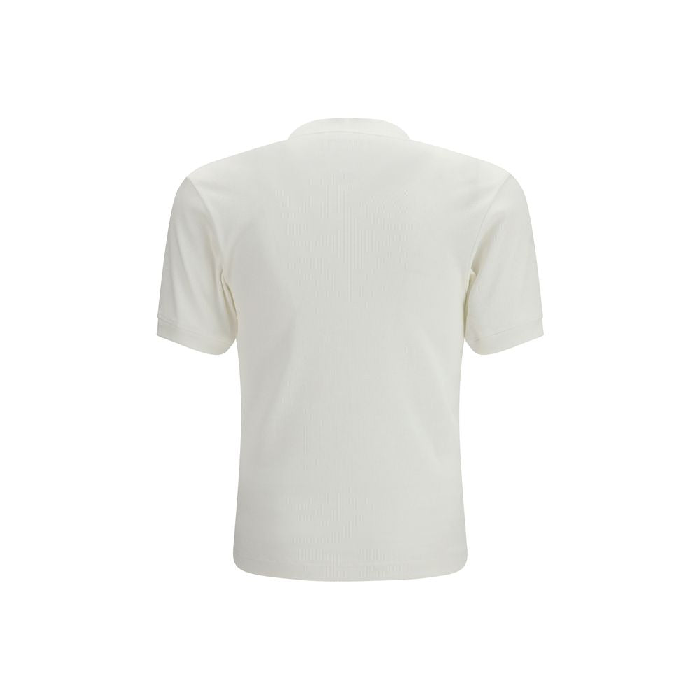 Magliano Nudo Small Serafino White Cotton T-Shirt