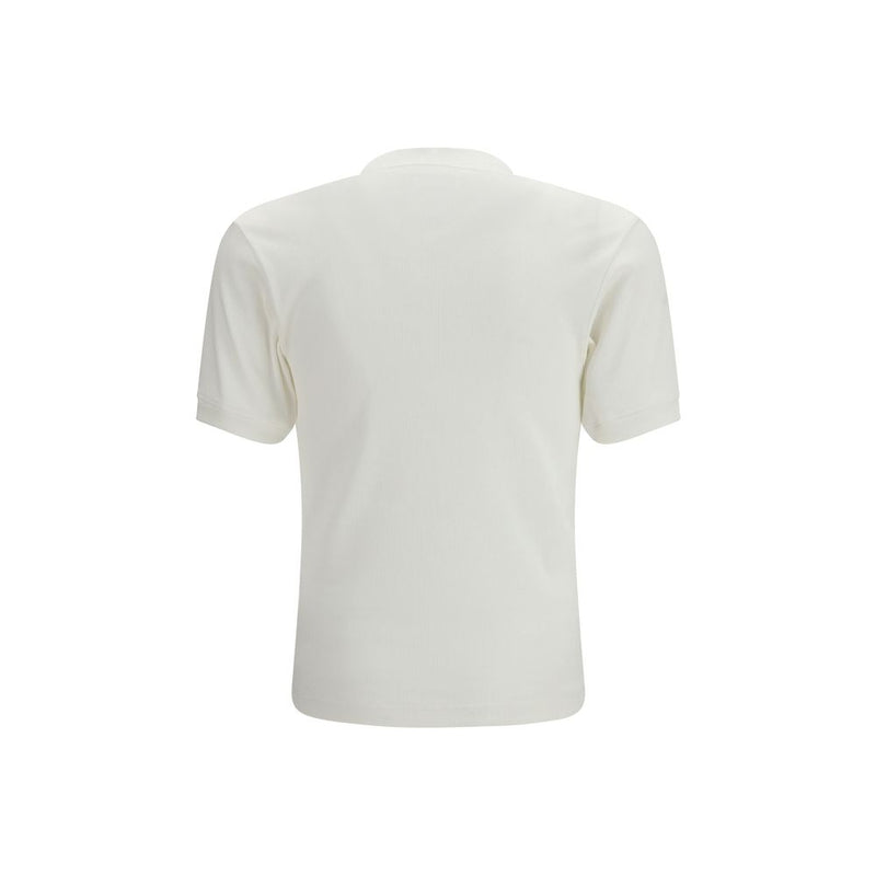 Magliano Nudo Small Serafino White Cotton T-Shirt