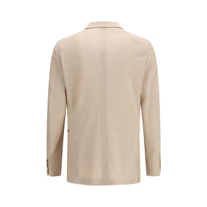 Blazer Lardini en coton beige