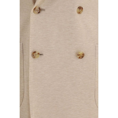 Blazer Lardini en coton beige