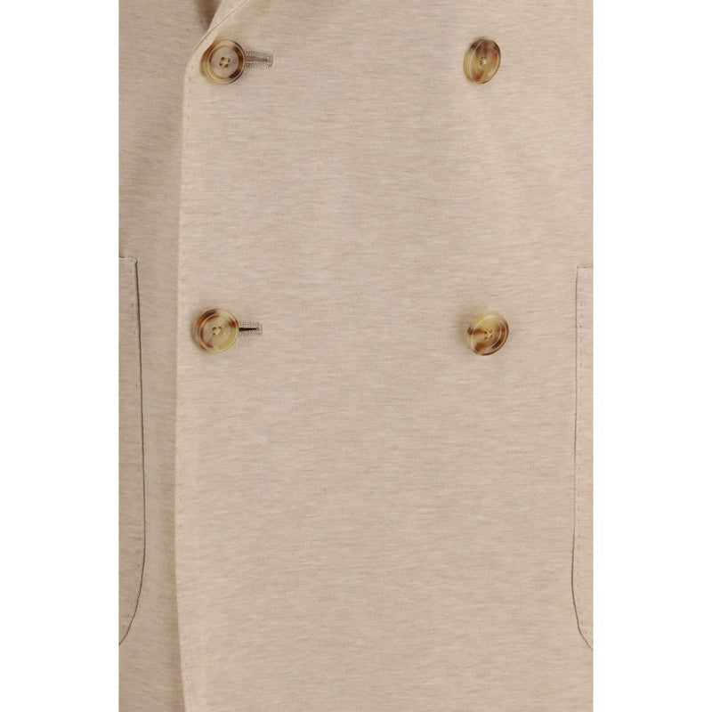 Lardini Beige Cotton Blazer for Men