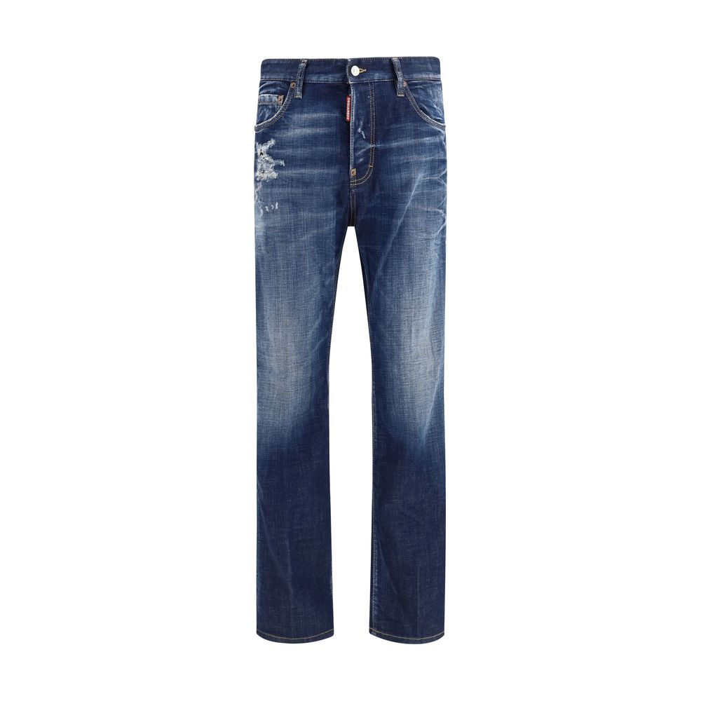 Dsquared² Blue Cotton Jeans Denim - 642 Model