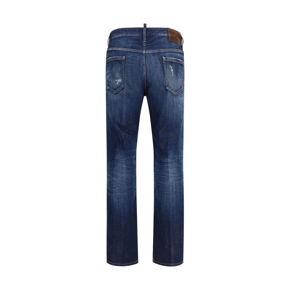 Dsquared² Blue Cotton Jeans Denim - 642 Model