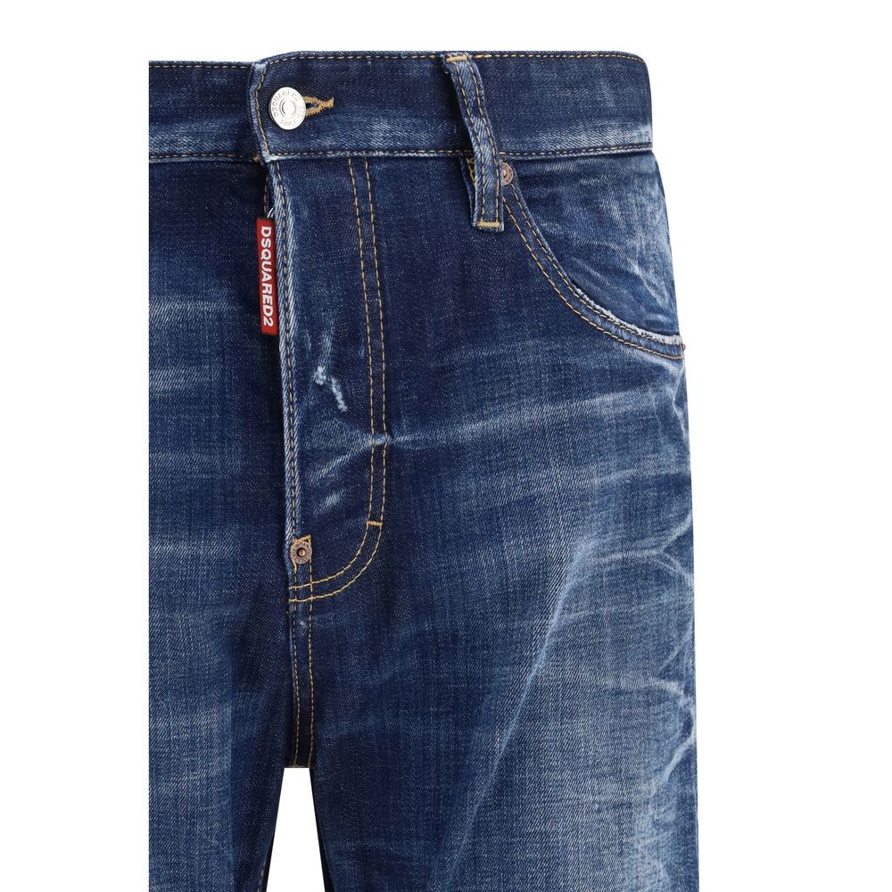 Dsquared² Blue Cotton Jeans Denim - 642 Model