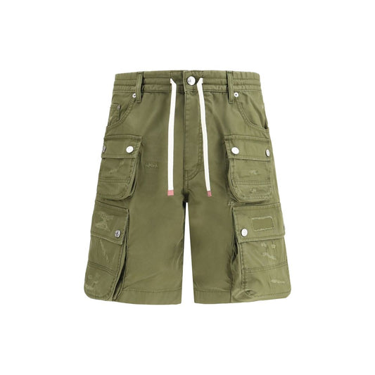 Dsquared² Tweekleurige katoenen bermuda