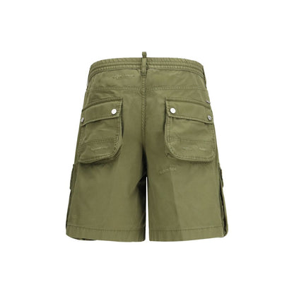 Dsquared² Tweekleurige katoenen bermuda