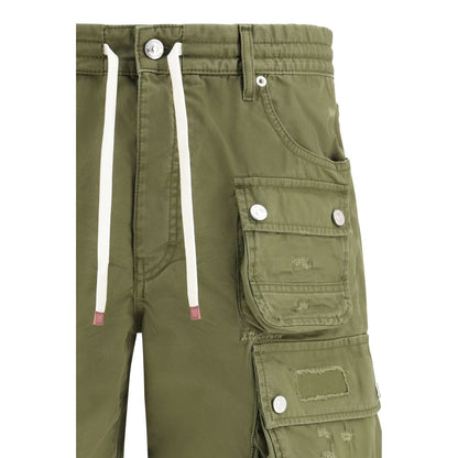 Dsquared² Tweekleurige katoenen bermuda