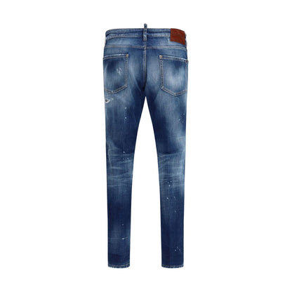 Jean slim en coton bleu Dsquared²
