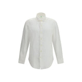 Finamore White Linen Dress Shirt - Tokyo Slim Fit