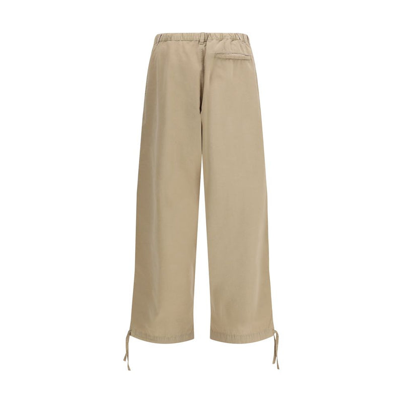 Ferragamo Beige Katoenen Casual Broek