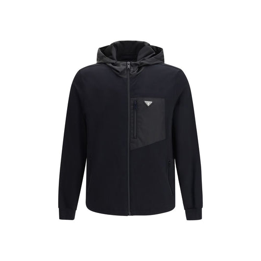 Prada Zwart Katoenen Shell Jack