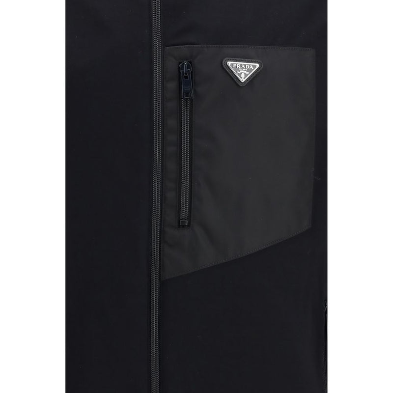Blouson Prada en coton noir