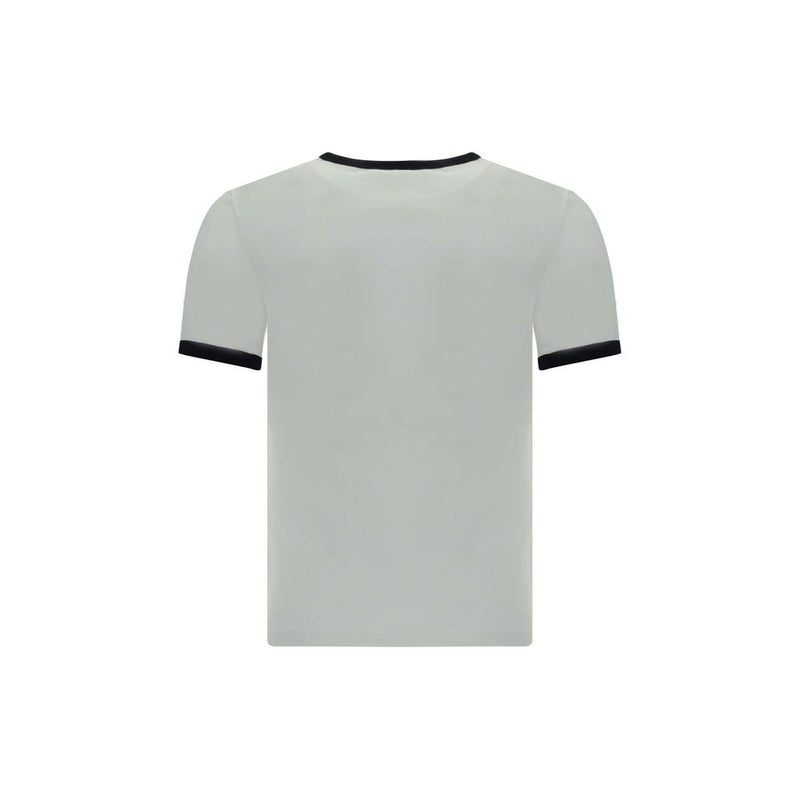Courrèges White Cotton T-Shirt - Casual Chic Design
