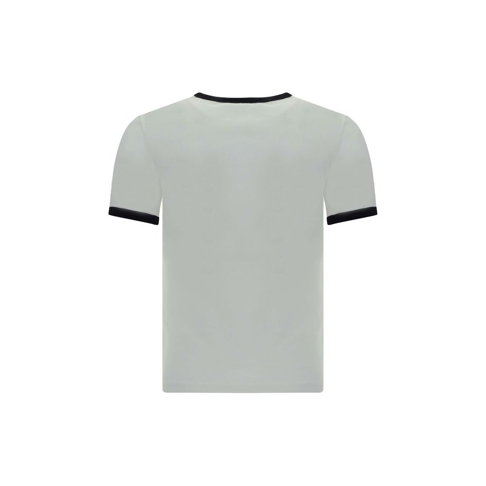 Courrèges White Cotton T-Shirt - Casual Chic Design