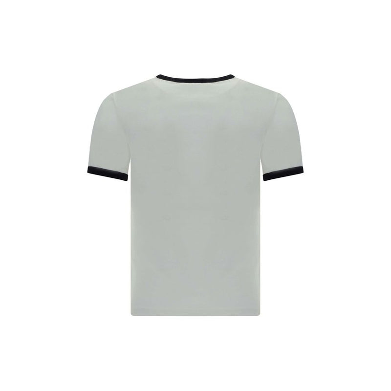 Courrèges White Cotton T-Shirt - Casual Chic Design