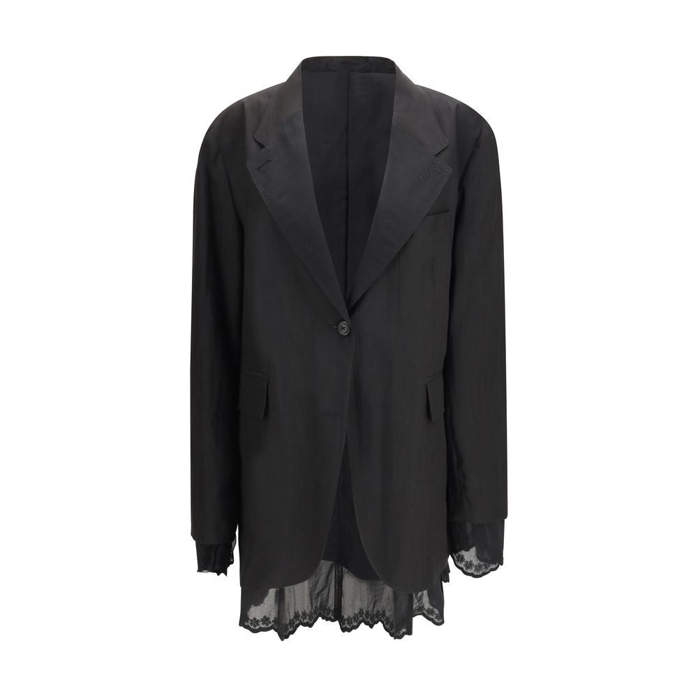Our Legacy Black Linen Blazer - Versatile Reversible Design