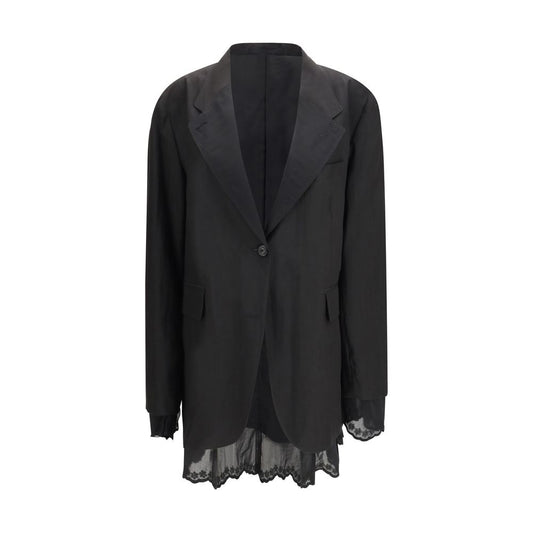 Our Legacy Black Linen Blazer - Versatile Reversible Design