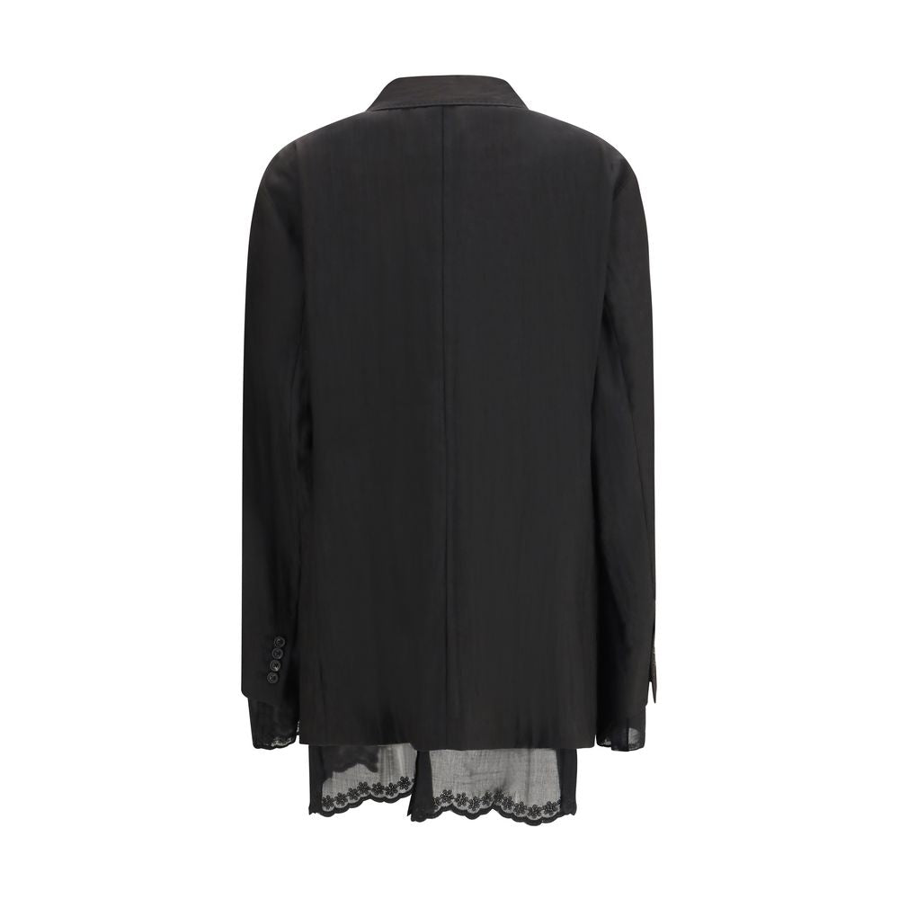 Our Legacy Black Linen Blazer - Versatile Reversible Design