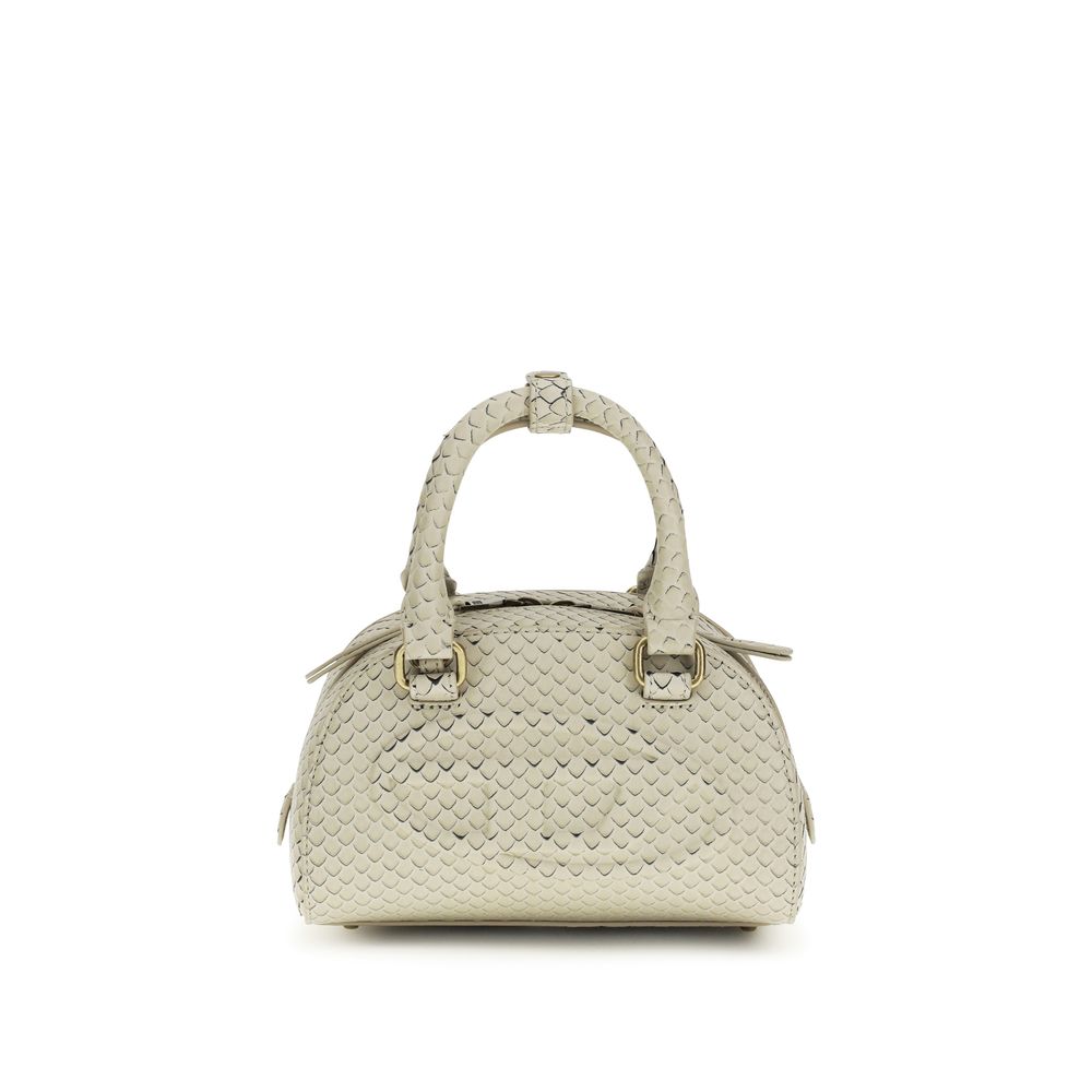 Diesel 1DR Dome Beige Calf Leather Handbag