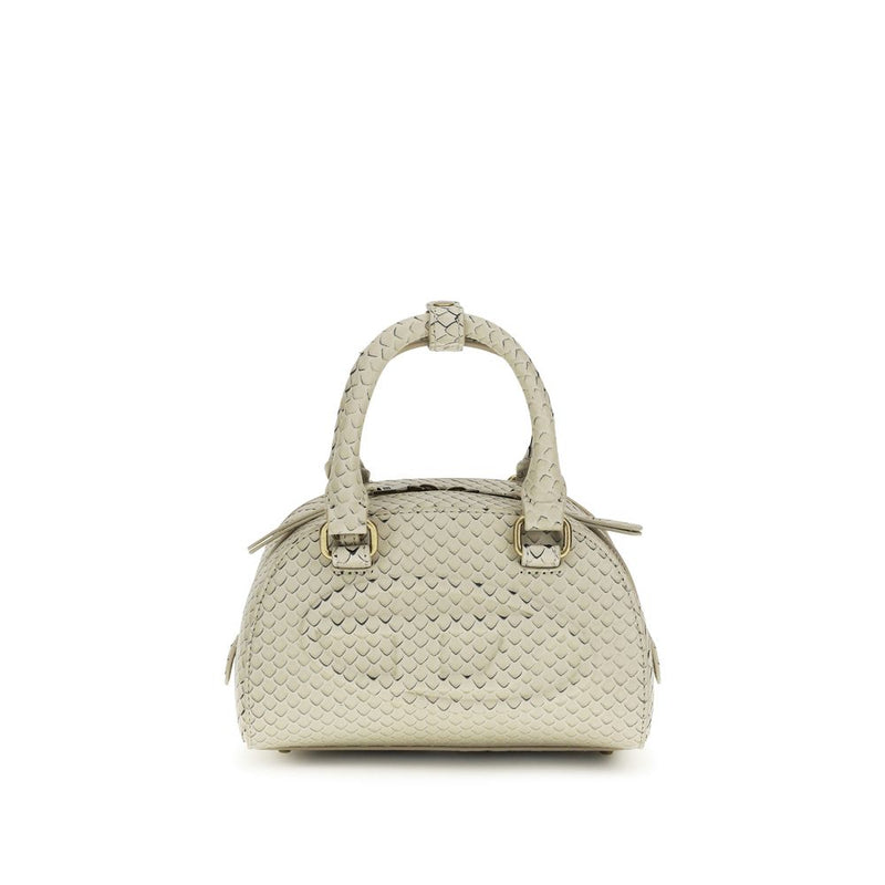 Diesel 1DR Dome Beige Calf Leather Handbag