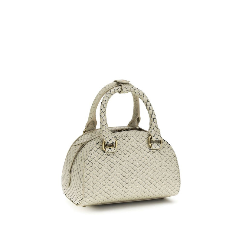 Diesel 1DR Dome Beige Calf Leather Handbag
