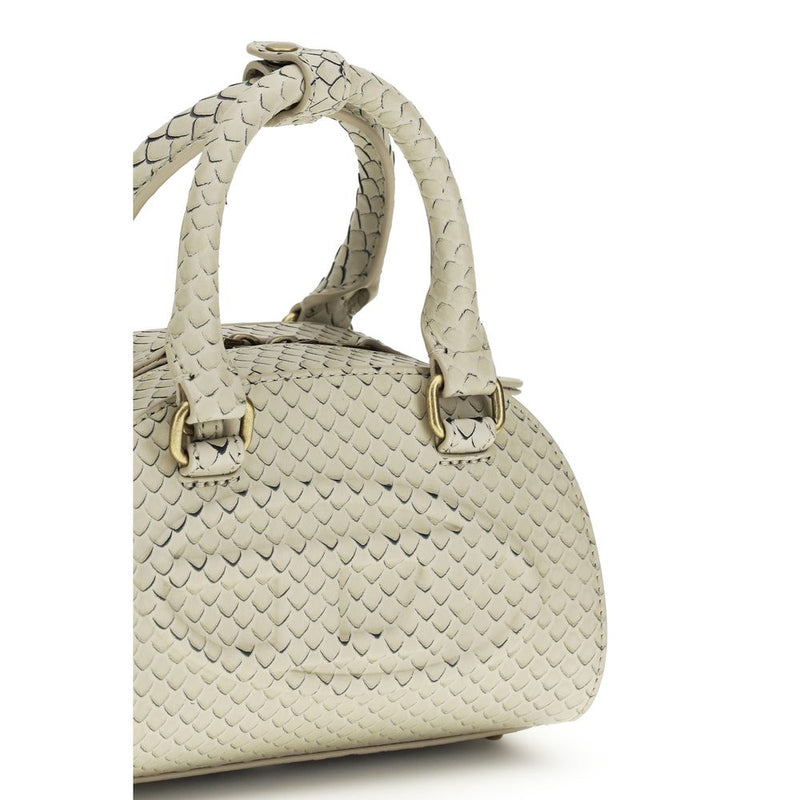 Diesel 1DR Dome Beige Calf Leather Handbag