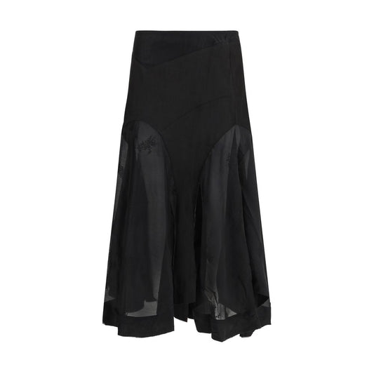 Jupe longue Our Legacy en lyocell noir
