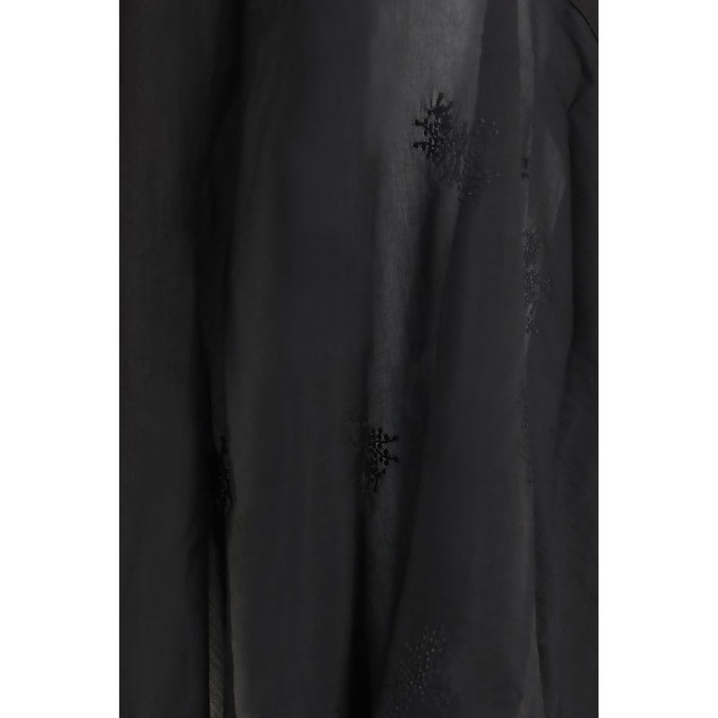 Our Legacy Black Lyocell Long Skirt