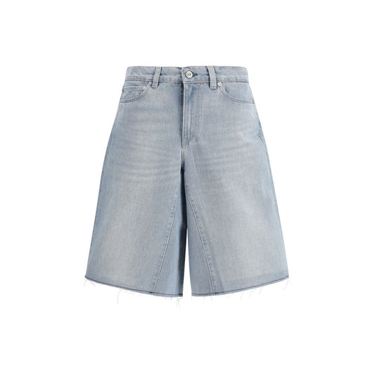 Our Legacy Blue Cotton Bermuda Shorts for Women