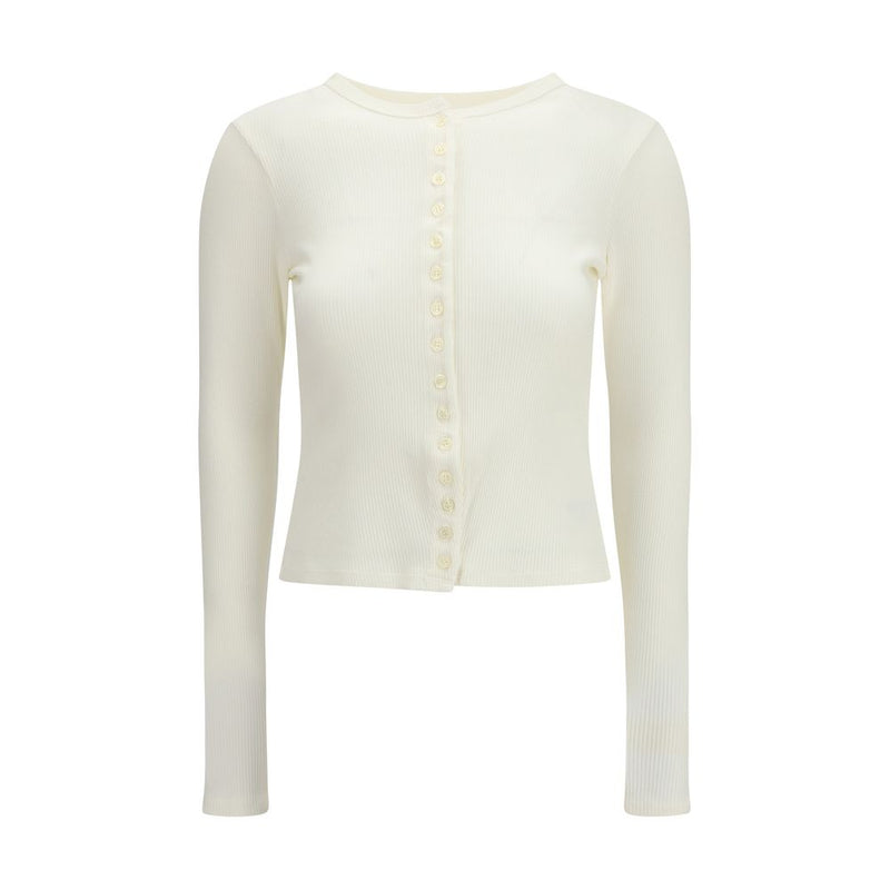 Citizens of Humanity Kari Long White Cotton Cardigan