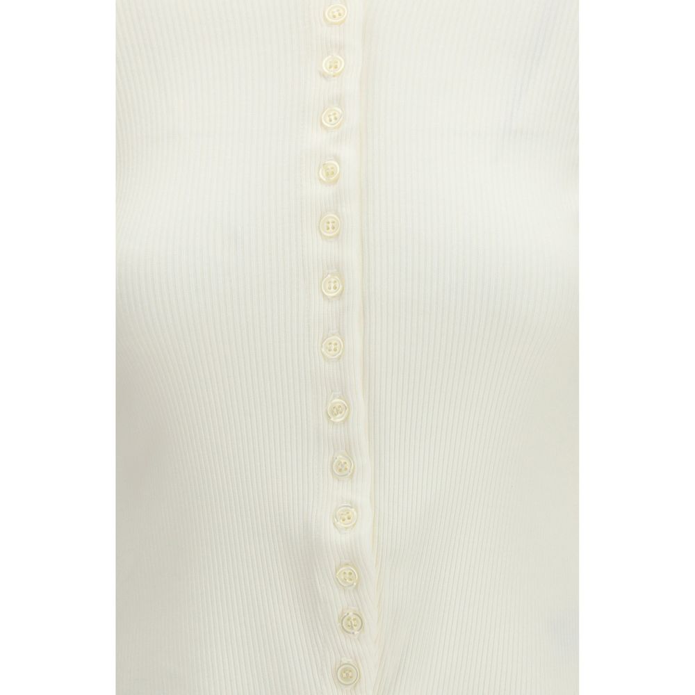 Citizens of Humanity Kari Long White Cotton Cardigan