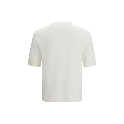 Lardini wit linnen T-shirt