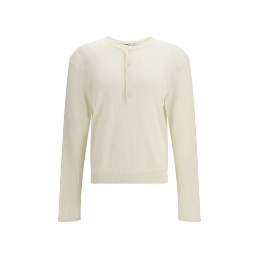 Our Legacy Beige Katoenen T-shirt met lange mouwen